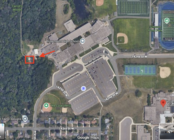 Location of Rosemount Shed